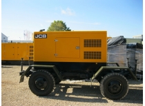 Дизельный генератор JCB G90QS на прицепе